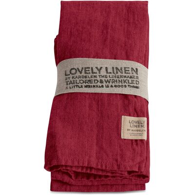 Lovely Linen Lovely Napkin (4-Pack) 45X45 Red 45X45 Lovely Linen Lovely Napkin (4-Pack) 45X45 Red 45X45