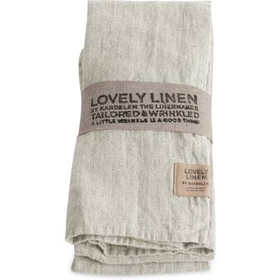 Lovely Linen Lovely Napkin (4-Pack) 45X45CM Grey 45X45CM Lovely Linen Lovely Napkin (4-Pack) 45X45CM Grey 45X45CM