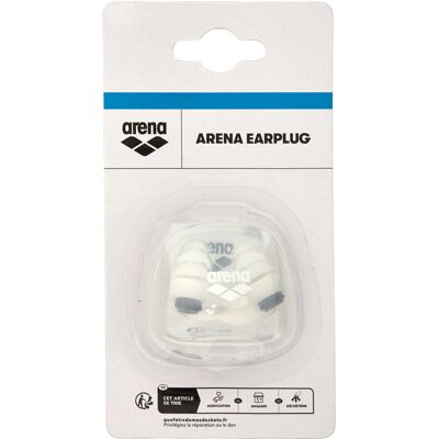 Arena NS Unisex Gjennomsiktig Øreplugg - Earplug Arena NS Unisex Gjennomsiktig Øreplugg - Earplug