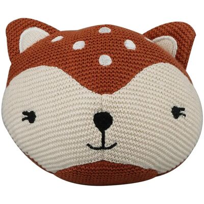 Barbo Toys Knitted Balls With A Bel - Ohh Deer ONE SIZE Brown ONE SIZE Barbo Toys Knitted Balls With A Bel - Ohh Deer ONE SIZE Brown ONE SIZE