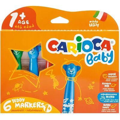 Carioca Nallepennor 6St ONE SIZE Patterned ONE SIZE Carioca Nallepennor 6St ONE SIZE Patterned ONE SIZE