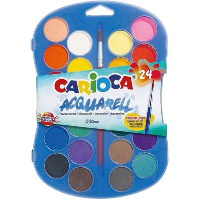 Carioca Vattenfärger 24 St ONE SIZE Patterned ONE SIZE Carioca Vattenfärger 24 St ONE SIZE Patterned ONE SIZE