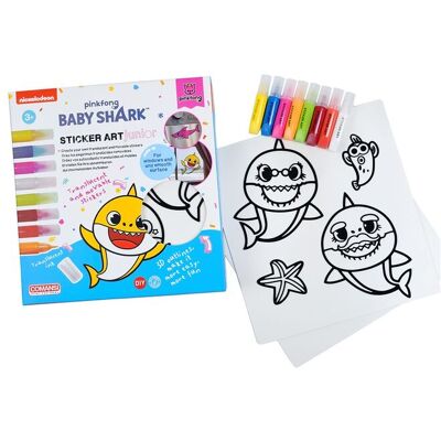 Comansi Sticker Art Junior - Baby Shar ONE SIZE Patterned ONE SIZE Comansi Sticker Art Junior - Baby Shar ONE SIZE Patterned ONE SIZE