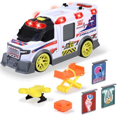 Dickie Toys Ambulanse - Leketøykjøretøy med Lys & Lyd Dickie Toys Ambulanse - Leketøykjøretøy med Lys & Lyd