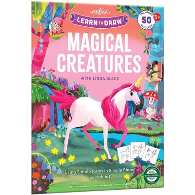 Eeboo Learn To Draw - Magical Creatures ONE SIZE Patterned ONE SIZE Eeboo Learn To Draw - Magical Creatures ONE SIZE Patterned ONE SIZE
