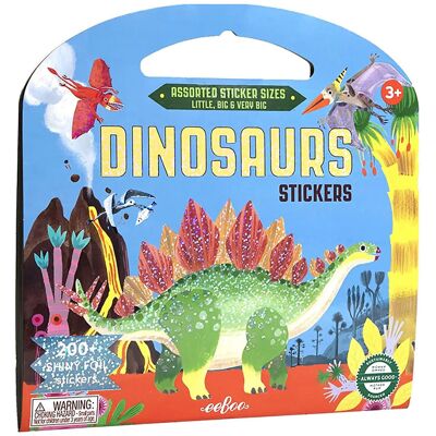 Eeboo Sticker Book - Dinosaurs ONE SIZE Patterned ONE SIZE Eeboo Sticker Book - Dinosaurs ONE SIZE Patterned ONE SIZE