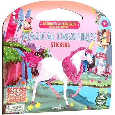 Eeboo Sticker Book - Magical Creatures ONE SIZE Patterned ONE SIZE Eeboo Sticker Book - Magical Creatures ONE SIZE Patterned ONE SIZE