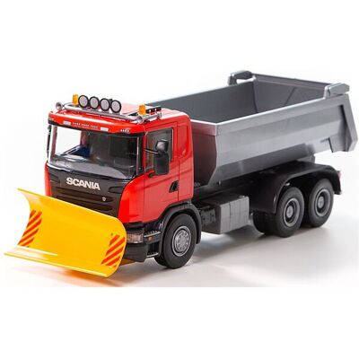 EMEK Tippbil Plog Scania Röd 1:25 SCALA 1:25 Patterned SCALA 1:25 EMEK Tippbil Plog Scania Röd 1:25 SCALA 1:25 Patterned SCALA 1:25