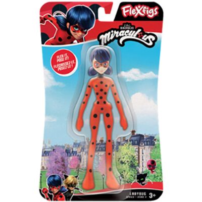 Flexfigs 1 Pack - Miraculous Lady Bug ONE SIZE Patterned ONE SIZE Flexfigs 1 Pack - Miraculous Lady Bug ONE SIZE Patterned ONE SIZE