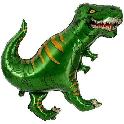 Joker Foil Balloon Dinosaur Trex 84 Cm 85 cm Green 85 cm Joker Foil Balloon Dinosaur Trex 84 Cm 85 cm Green 85 cm