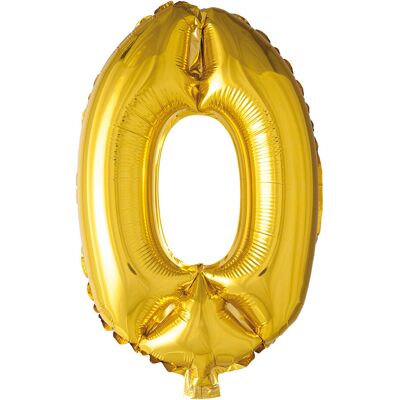 Joker Foil Balloon Number 0 Gold 86 Cm 86 cm Gold 86 cm Joker Foil Balloon Number 0 Gold 86 Cm 86 cm Gold 86 cm