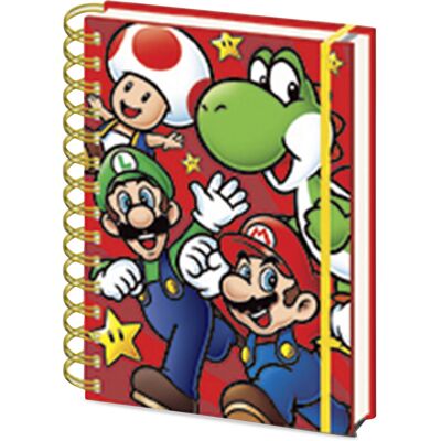Joker Notebook Super Mario Friends A5 Patterned A5 Joker Notebook Super Mario Friends A5 Patterned A5
