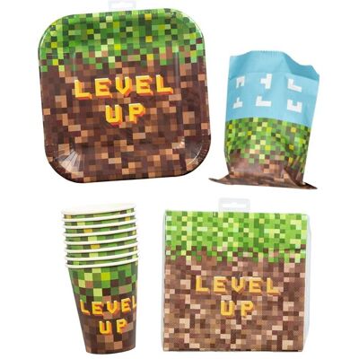Joker Pixel Level Up Party Pack ONE SIZE Patterned ONE SIZE Joker Pixel Level Up Party Pack ONE SIZE Patterned ONE SIZE