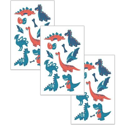 Joker Tattoos Dinosaurs ONE SIZE Patterned ONE SIZE Joker Tattoos Dinosaurs ONE SIZE Patterned ONE SIZE