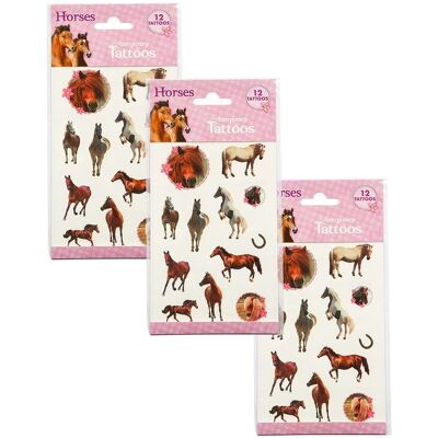Joker Tattoos Horses ONE SIZE Patterned ONE SIZE Joker Tattoos Horses ONE SIZE Patterned ONE SIZE