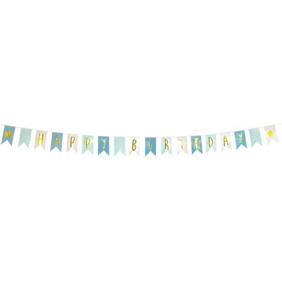 JaBaDaBaDo Vimpel Happy Birthday Blå ONE SIZE Blue ONE SIZE JaBaDaBaDo Vimpel Happy Birthday Blå ONE SIZE Blue ONE SIZE