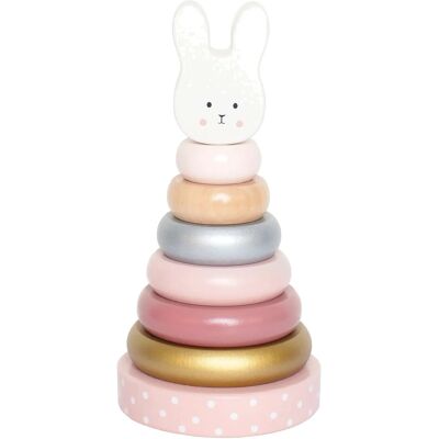 JaBaDaBaDo Stacking Toy Bunny ONE SIZE White ONE SIZE JaBaDaBaDo Stacking Toy Bunny ONE SIZE White ONE SIZE