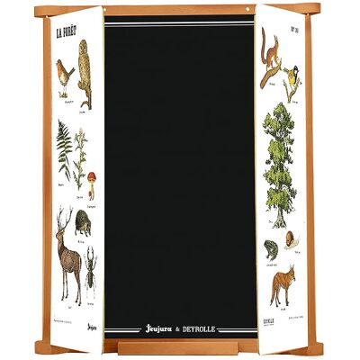 JeuJura Blackboard - Wall Triptych 82 Cm - Forest Deyrolle ONE SIZE Patterned ONE SIZE JeuJura Blackboard - Wall Triptych 82 Cm - Forest Deyrolle ONE SIZE Patterned ONE SIZE