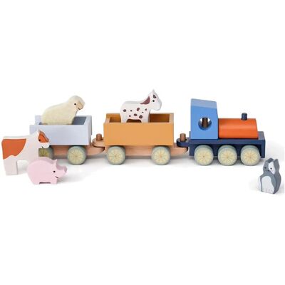 Kid's Concept Farm Animal Train Aiden ONE SIZE Patterned ONE SIZE Kid's Concept Farm Animal Train Aiden ONE SIZE Patterned ONE SIZE