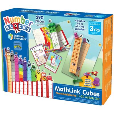 Learning Resources Mathlink® Cubes Numberblocks® 11-20 Activity Set ONE SIZE Patterned ONE SIZE Learning Resources Mathlink® Cubes Numberblocks® 11-20 Activity Set ONE SIZE Patterned ONE SIZE