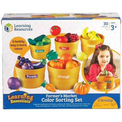 Learning Resources Farmer's Market Colour Sorting Set ONE SIZE Yellow ONE SIZE Learning Resources Farmer's Market Colour Sorting Set ONE SIZE Yellow ONE SIZE