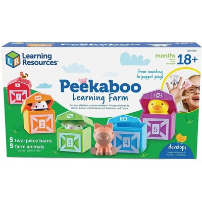 Learning Resources Peekaboo Learning Farm ONE SIZE Pink ONE SIZE Learning Resources Peekaboo Learning Farm ONE SIZE Pink ONE SIZE