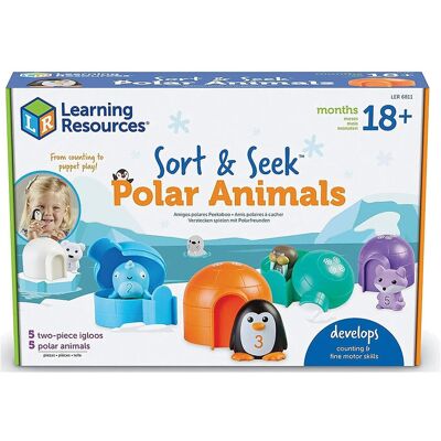 Learning Resources Sort & Seek™ Polar Animals ONE SIZE Patterned ONE SIZE Learning Resources Sort & Seek™ Polar Animals ONE SIZE Patterned ONE SIZE