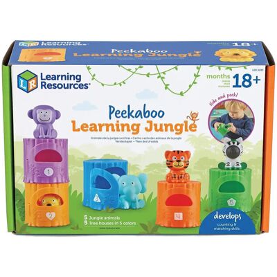 Learning Resources Peekaboo Learning Jungle ONE SIZE Pink ONE SIZE Learning Resources Peekaboo Learning Jungle ONE SIZE Pink ONE SIZE
