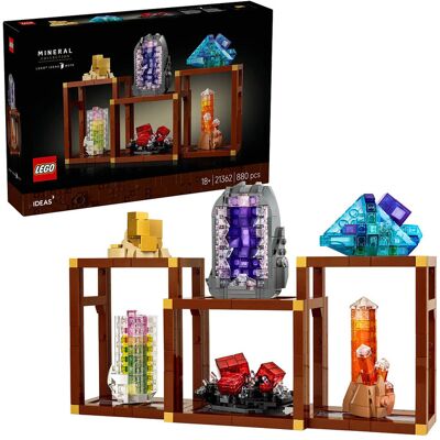 Lego Ideas Mineral Collection, Crystal Display Shelves 21362 ONE SIZE Patterned ONE SIZE Lego Ideas Mineral Collection, Crystal Display Shelves 21362 ONE SIZE Patterned ONE SIZE