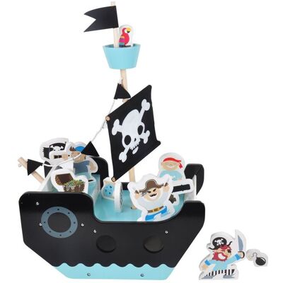 Magni Toys Pirate Ship With 11 Figures ONE SIZE Patterned ONE SIZE Magni Toys Pirate Ship With 11 Figures ONE SIZE Patterned ONE SIZE
