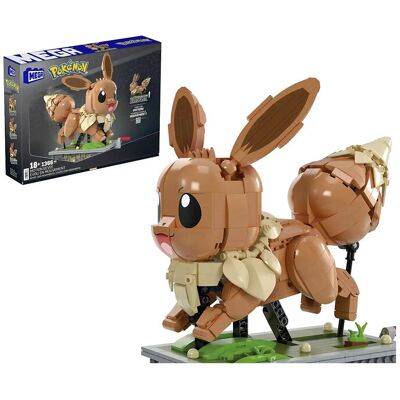 Mega Pokémon Motion Eevee Building Toy Kit (1366 Pieces) For Collectors ONE SIZE Patterned ONE SIZE Mega Pokémon Motion Eevee Building Toy Kit (1366 Pieces) For Collectors ONE SIZE Patterned ONE SIZE