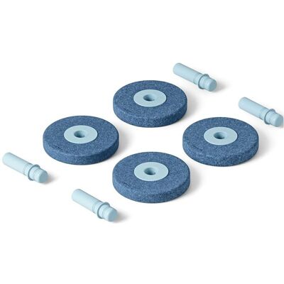 MODU 4X Foam Wheels ONE SIZE Blue ONE SIZE MODU 4X Foam Wheels ONE SIZE Blue ONE SIZE