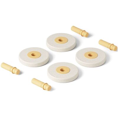 MODU 4X Foam Wheels ONE SIZE Cream ONE SIZE MODU 4X Foam Wheels ONE SIZE Cream ONE SIZE