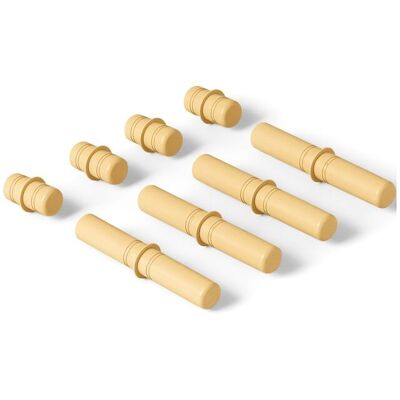MODU 8X Connector Pegs ONE SIZE Yellow ONE SIZE MODU 8X Connector Pegs ONE SIZE Yellow ONE SIZE