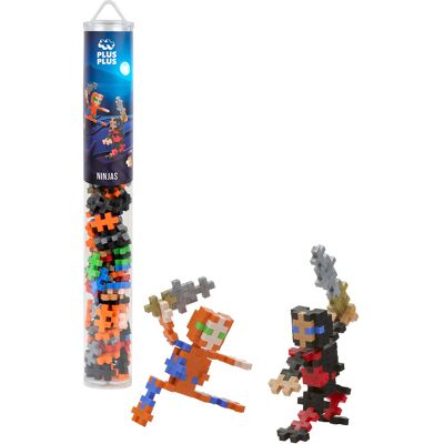 Plus-Plus Ninjas / 100 Pcs Tube ONE SIZE Patterned ONE SIZE Plus-Plus Ninjas / 100 Pcs Tube ONE SIZE Patterned ONE SIZE