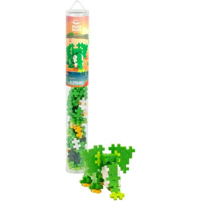 Plus Plus Elefant - 100 Deler Tube - Leke Plus Plus Elefant - 100 Deler Tube - Leke