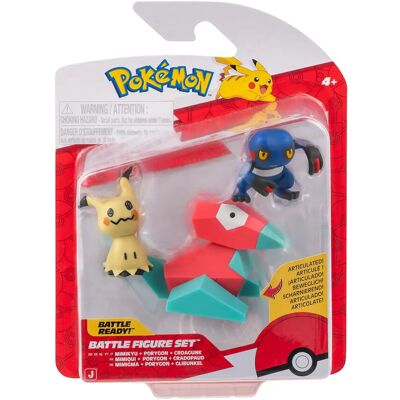 Proxy Pokemon Battle Figure 3 Pk Mimikyu/Porygon/Croagun ONE SIZE Patterned ONE SIZE Proxy Pokemon Battle Figure 3 Pk Mimikyu/Porygon/Croagun ONE SIZE Patterned ONE SIZE