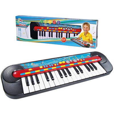 Simba Toys My Music World Keyboard ONE SIZE Patterned ONE SIZE Simba Toys My Music World Keyboard ONE SIZE Patterned ONE SIZE