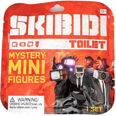 Skibdi Toilet Skibidi Toilet Mini Mystery Figures 2 Ass Cdu ONE SIZE Patterned ONE SIZE Skibdi Toilet Skibidi Toilet Mini Mystery Figures 2 Ass Cdu ONE SIZE Patterned ONE SIZE