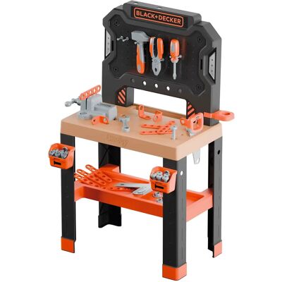 Smoby Black+Decker Bricolo Workbench ONE SIZE Black ONE SIZE Smoby Black+Decker Bricolo Workbench ONE SIZE Black ONE SIZE