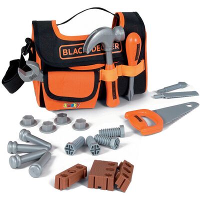 Smoby Black+Decker Fabric Tool Case ONE SIZE Patterned ONE SIZE Smoby Black+Decker Fabric Tool Case ONE SIZE Patterned ONE SIZE