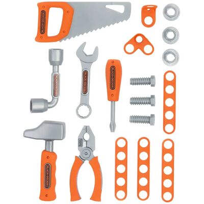 Smoby Black+Decker Verktøysett ONE SIZE Patterned ONE SIZE Smoby Black+Decker Verktøysett ONE SIZE Patterned ONE SIZE