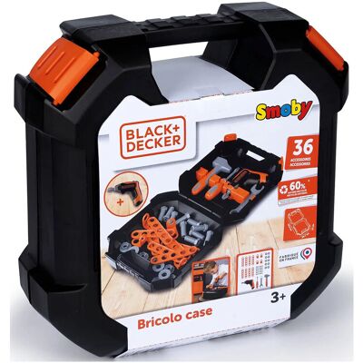 Smoby Black&Decker Toolbox ONE SIZE Black ONE SIZE Smoby Black&Decker Toolbox ONE SIZE Black ONE SIZE
