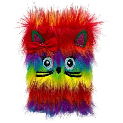 Suntoy Ant Bok A5 Plysch Regnbåge Katt 14.5X21X1.5 Patterned 14.5X21X1.5 Suntoy Ant Bok A5 Plysch Regnbåge Katt 14.5X21X1.5 Patterned 14.5X21X1.5