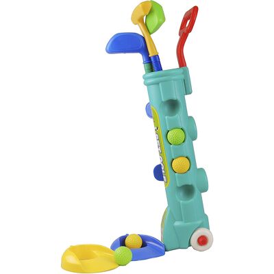 Suntoy Golfset Vagn Med Hjul ONE SIZE Patterned ONE SIZE Suntoy Golfset Vagn Med Hjul ONE SIZE Patterned ONE SIZE