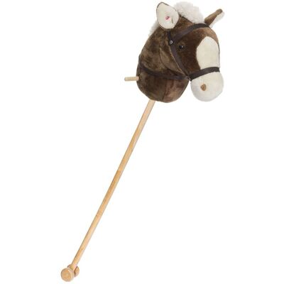 Teddy Plysj Hest - Hobby Horse 100Cm for Kids Teddy Plysj Hest - Hobby Horse 100Cm for Kids
