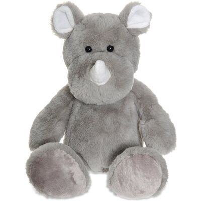 Teddykompaniet Teddy Wild Rhinoceros H:36CM Grey H:36CM Teddykompaniet Teddy Wild Rhinoceros H:36CM Grey H:36CM