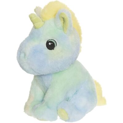 Teddykompaniet Unicorn, Rainbowcoloured, Yellow 26 cm Blue 26 cm Teddykompaniet Unicorn, Rainbowcoloured, Yellow 26 cm Blue 26 cm