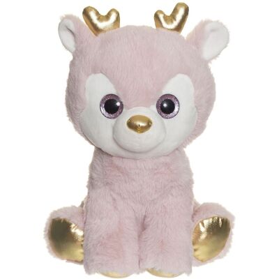 Teddykompaniet Deer, Ronja, Pink 25 CM Pink 25 CM Teddykompaniet Deer, Ronja, Pink 25 CM Pink 25 CM