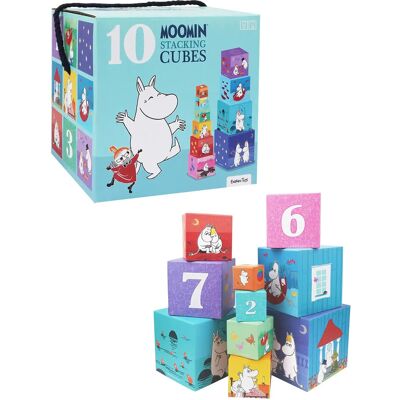 Barbo Toys Moomin Stacking Cubes - The House ONE SIZE Patterned ONE SIZE Barbo Toys Moomin Stacking Cubes - The House ONE SIZE Patterned ONE SIZE